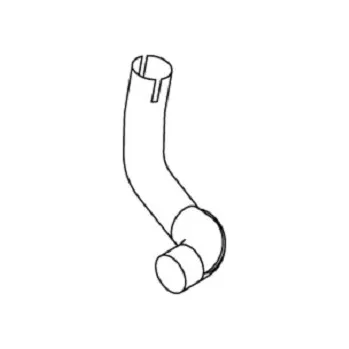 Přední díl výfuku Trubka výfuku vstupní 540mm iveco t.tech, t.star 0023740_A, , ,