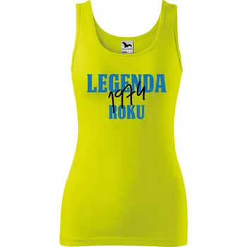 Dámské tričko Dámské tílko s potiskem Legenda roku Velikost: M, Barva: Limetková