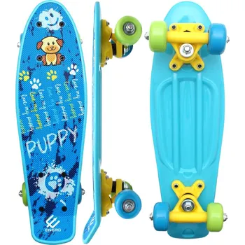 Skateboard PLASTOVÝ SKATEBOARD ENERO MINI ŠTĚNĚ