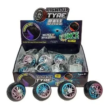 Hra na zahradu Piłeczka koło ze światłem 6.5cm (12szt)