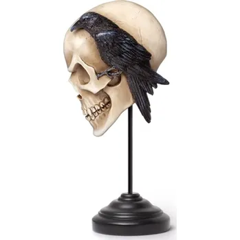dekorace ALCHEMY GOTHIC - Nevermore Skull - Masque
