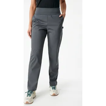 Dámské kalhoty Dámské softshellové kalhoty s fleecem pružné, Tm. Šedá Velikost: XS