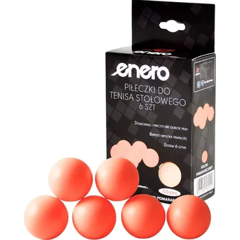Pingpongový míček MÍČKY NA STOLNÍ TENIS ENERO 6 KS ORANŽ
