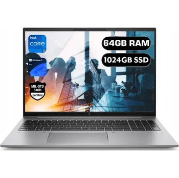 Notebook Notebook HP ZBOOK FIREFLY G10 i7-1360P 64/1TB 16" Intel Core i7 64 GB / 1000 GB stříbrný