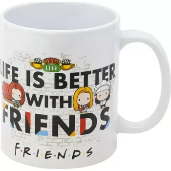 STOR Hrneček keramický Přátelé 10252 325 ml