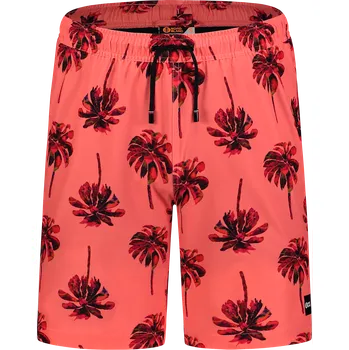 Pánské kraťasy Pánské koupací šortky NORDBLANC NBSPM8020 ČERVENÁ XXL