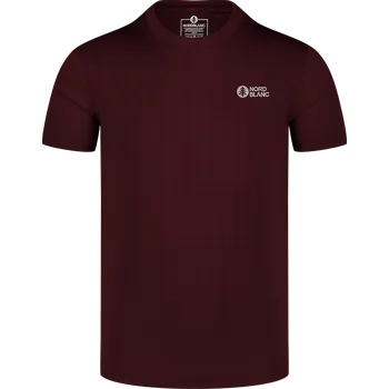 Pánské tričko Pánské funkční tričko NORDBLANC STEEL NBSMF8022 VÍNOVÁ L