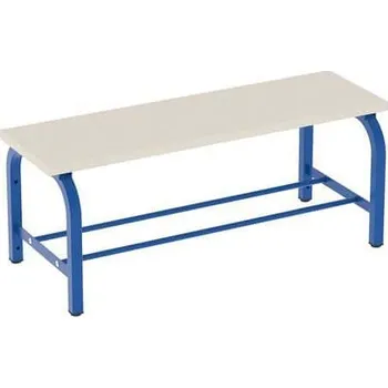 Zahradní lavice Lavice Stela s roštem, 100 cm, modrá