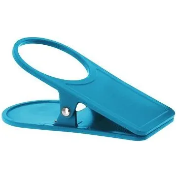 Příborník do zásuvky Držák nápojů s klipem na stůl Gimex barva tyrkysová