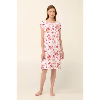 Dámská noční košile Vamp Letní noční košile s krátkými rukávy 22067