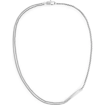 Náhrdelník Calvin Klein Dvojitý pánský ocelový náhrdelník Iconic 35100057 + 2 měsíce na vrácení zboží