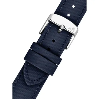 Módní doplněk Textilní řemínek Morellato Ponza 6083E36.062 M, modrý, recyklovaný materiál - 22 mm