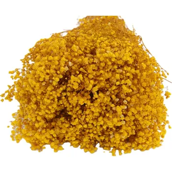 umělá květina Nevěstin závoj - Gypsophila stabilizovaná žlutá 300 g