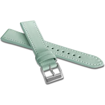 Řemínek na hodinky MINET Mentolový prošitý řemínek SLIM z luxusní kůže Top Grain - 14