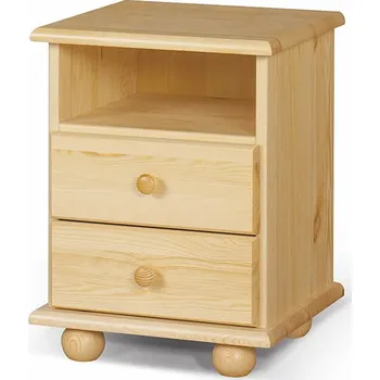Noční stolek Doktor Noční stolek Pascal Zvolte odstín: Přírodní lakovaná borovice