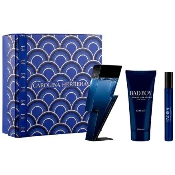 Parfém Carolina Herrera Bad Boy Cobalt Electrique - EDP 100 ml + sprchový gel 100 ml + EDP 10 ml + 2 měsíce na vrácení zboží
