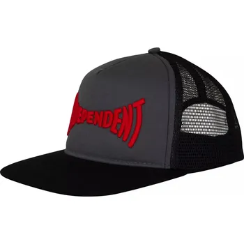 Kšiltovka independent Pánská kšiltovka span mesh trucker structured char/black