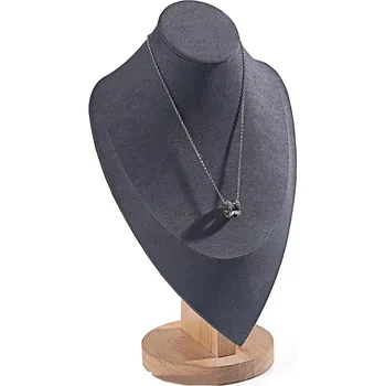 Šperkovnice Stojánek, dekolt na šperky výška 28cm šedá (DRD12S-3)