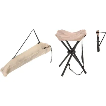 RYBÁŘSKÁ ŽIDLE TURISTICKÁ SKLÁDACÍ TABULKA REDCLIFFS 33X33X40CM KRÉMOVÁ