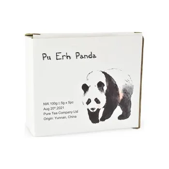 Čaj Tmavý čaj China Yunnan Pu Erh Panda 2021 - 5 x 100 g