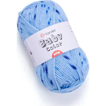 Příze Yarn Art příze Baby Color 207 variace modré
