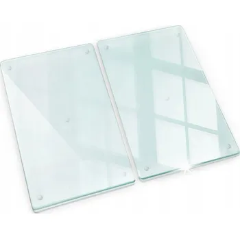 Obraz Dvě kuchyňská prkénka z čirého tvrzeného skla 30x52 cm