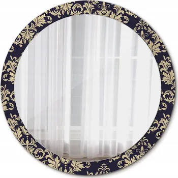 Zrcadlo Zrcadlo se skleněným rámem Květinový vzor 90