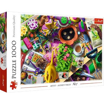 Puzzle Puzzle 1000 dílků – Úklid na zahradě TREFL