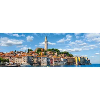 Puzzle Panoramatické puzzle DINO Rovinj – přístav, 1000 dílků