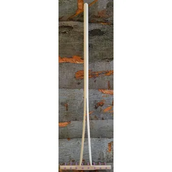 Hrábě Hrábě dětské dřevěné 120 cm s plastovými kolíky