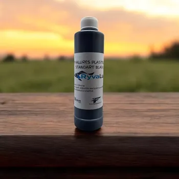 RYVALURES PLASTISOL COLOR STANDART BLACK 500ML. (BARVA DO TEKUTÉ GUMY STANDART BLACK 500ML.)
