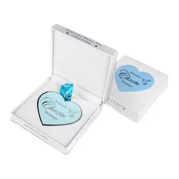 Set školních potřeb Pamiątka Chrzest w pudełku niebieski