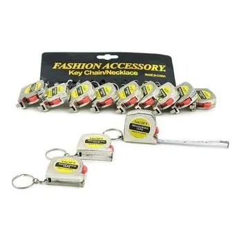 Set školních potřeb Brelok miarka 1m metalowa (12szt)