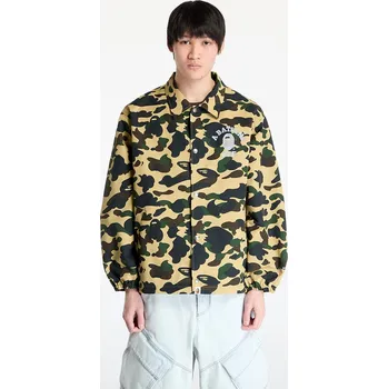 Pánská větrovka Větrovka A BATHING APE Gore-Tex Wind Stopper 1St Camo Relaxed Coach Jacket M Yellow L