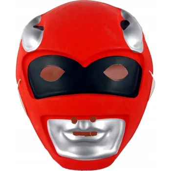 Karnevalová maska Plastová maska pro děti - robot, na gumičku, různé vzory a barvy