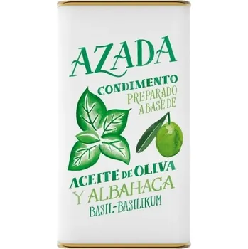 Rostlinný olej Azada BIO prémiový olivový olej - bazalka, 225 ml