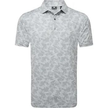 FootJoy Pop Camo Lisle pánské polo, šedé pánské, M