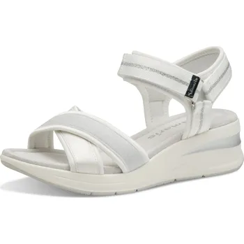Dámské sandále DÁMSKÉ SANDÁLY TAMARIS 1-28262-44 100 BÍLÁ Barva: BÍLÁ, Velikost: 36
