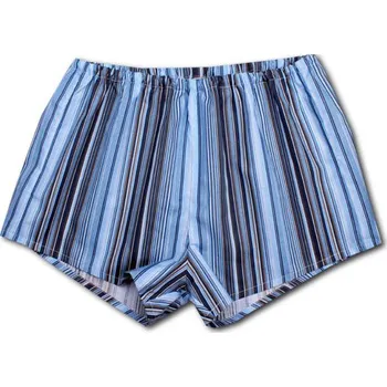 Pánská móda LUIZ Pánské plátěné trenýrky KLASIK 461 - Tmavě modrá Velikost: 50