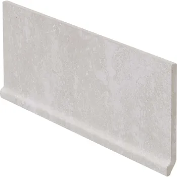 Dlažba Dale, DSPJT879, sokl s požlábkem, 30x11cm, šedá