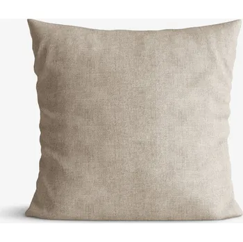 Povlak na polštářek Dekorační povlak na polštář Malaga - kávový režný 40 x 40 cm