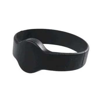 Čtečka čárových kódů Fitness náramek čipový Sillicon rubber EM 125kHz, černá