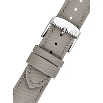 Řemínek na hodinky Textilní řemínek Morellato Ponza 6083E36.093 M, šedý, recyklovaný materiál