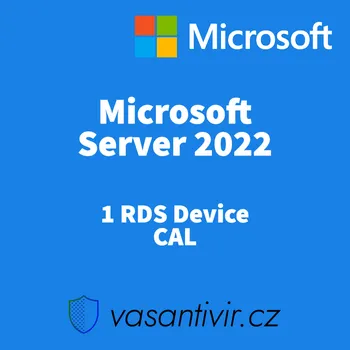 Operační systém Microsoft Windows Server 2025 RDS 1 Device CAL, nová DG7GMGF0PWHB-0001