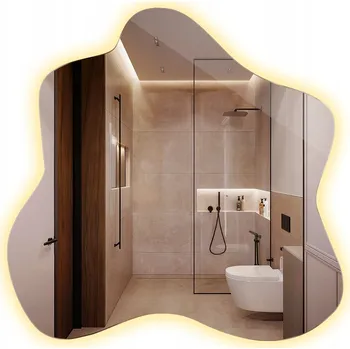 Zrcadlo Zrcadlo Tulup nástěnné asymetrické 483 x 479 mm