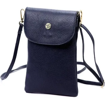 Kabelka Kožená kabelka Gregorio 1747 DOLLARO - námořnická modrá