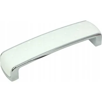 Nábytkové kování Klasická Nábytková Úchytka Rozteč 128 MM BÍLÁ