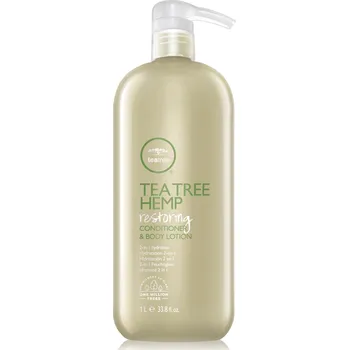 Paul Mitchell Obnovující konopný kondicionér a tělové mléko 2 v 1 Tea Tree Hemp (Restoring Conditioner & Body Lotion) 1000 ml + 2 měsíce na vrácení zboží