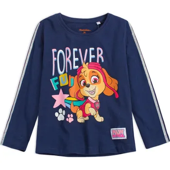 Dívčí tričko PAW PATROL FOREVER modré Velikost: 122