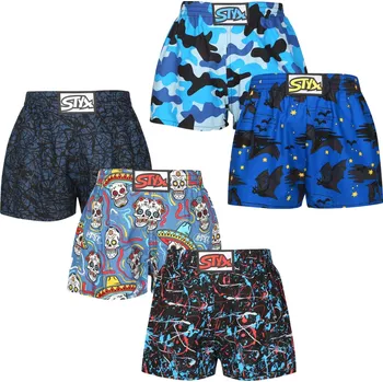 Chlapecké spodní prádlo 5PACK dětské trenky Styx art klasická guma vícebarevné (5J1790146) 6-8 let Možnost vrácení zboží ZDARMA do 120 dnů!